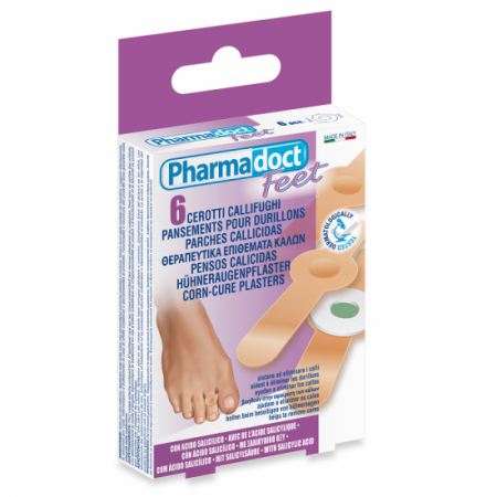 Plasturi, pansamente, bandaje - Pharmadoct Feet Plasturi antibataturi, 6 bucati