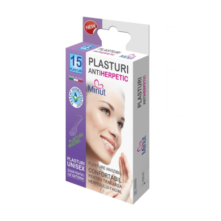 Comprese si Plasturi - Plasturi Antiherpetici Minut 15 bucăți