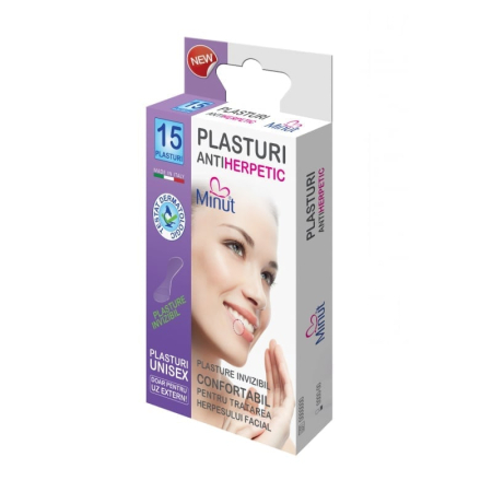 Comprese si Plasturi - Plasturi Antiherpetici Minut 15 bucăți