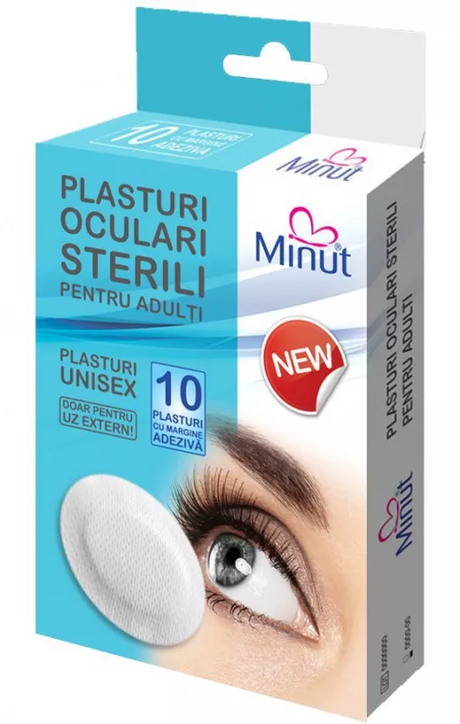 PRODUSE - Plasturi Oculari Sterili Adulti X 10 Bucati