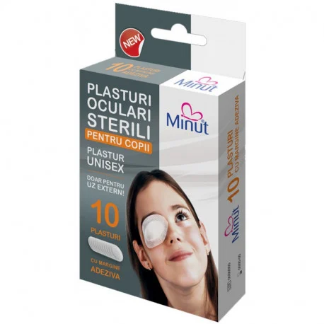PRODUSE - Plasturi Oculari Sterili Copii X 10 Bucati