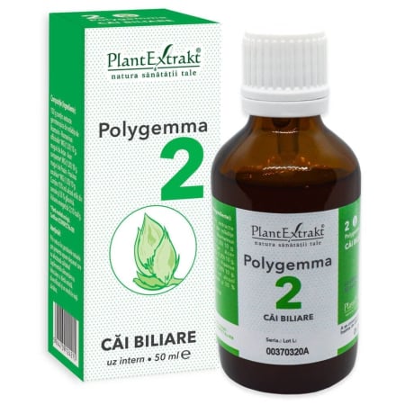 Protectie si Detoxifiere Hepatica - Polygemma 2 Cai Biliare 50 ml, Plant Extract