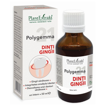 Gemoderivate - Polygemma 21 Dinti Gingii 50 ml Plant Extract