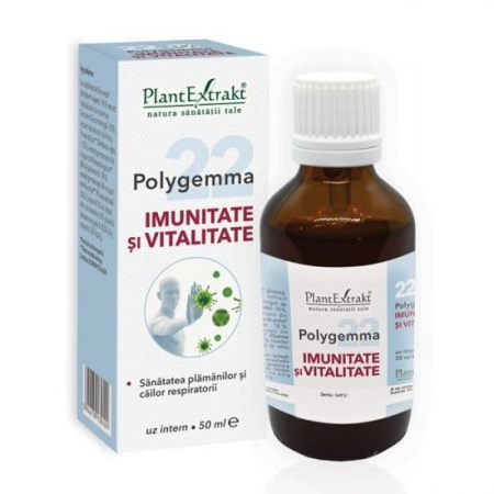 Respiratie usoara - Polygemma 22 Imunitate si Vitalitate 50 ml