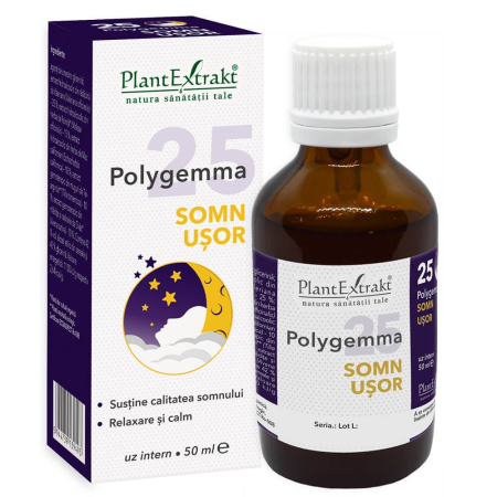 Insomnie - Polygemma 25 Somn Usor 50 ml, Plant Extract