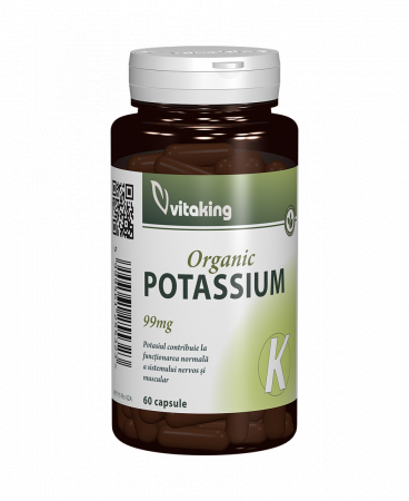 Altele - Organic Potassium 99 mg, 60 capsule