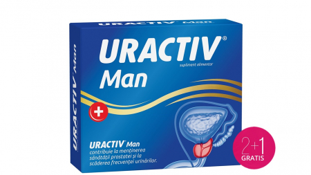 Oferte și reduceri - Uractiv Man, 2x30+30 comprimate cadou