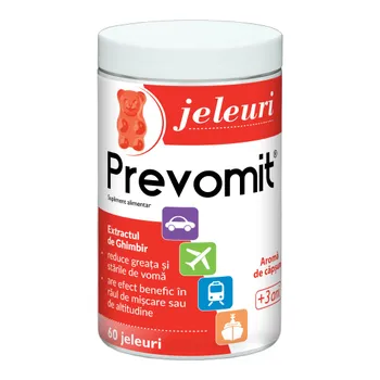 Tulburări gastrointestinale - Prevomit Kids 3+ , 60 Jeleuri