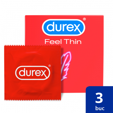 PRODUSE - Durex Feel Thin prezervative, 3 bucati