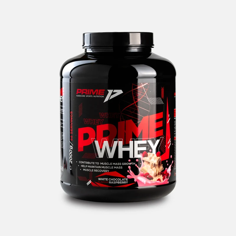 Sport si nutritie - Prime Whey White Chocolate Raspberry 2 kg, 66 serviri