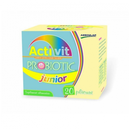 PRODUSE - Activit probiotic junior pulbere pentru solutie buvabila, 20 plicuri