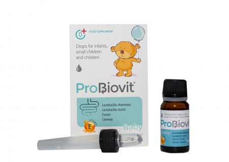 PRODUSE - Probiovit Baby Probiotic, picaturi pentru sugari si copii, 10 ml