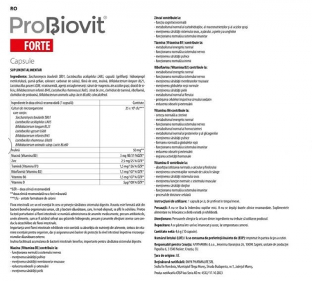 Probiovit Forte X 10 Capsule [2]