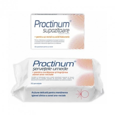 Vitamine Si Suplimente - Proctinum Supozitoare și șervețele umede NATUR PRODUKT