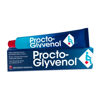 Medicamente OTC - Procto-Glyvenol cremă rectală 30 g,