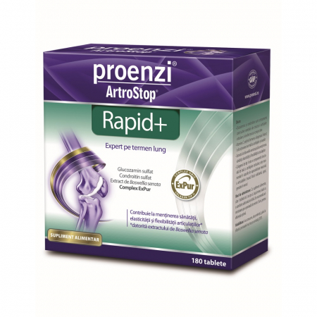 Au, scârțaie și doare-mobilitate scăzută + dureri osoase și articulare - W-Proenzi ArtroStop Rapid+ X 180 Tablete