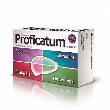 Produse autohtone - Proficatum, 30 comprimate filmate
