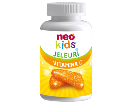 Raceala Si Gripa - Promotie Neo Kids Vitamina C jeleuri 1 cutie + 1 cutie gratis
