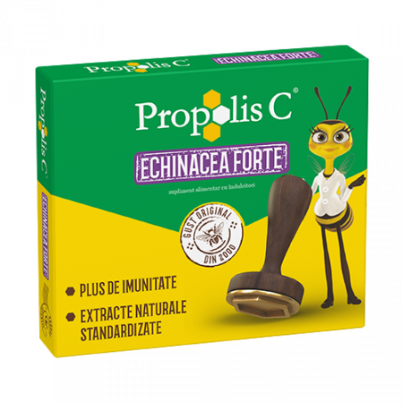 Oferte și reduceri - Propolis C Echinacea forte, 20 comprimate pentru supt