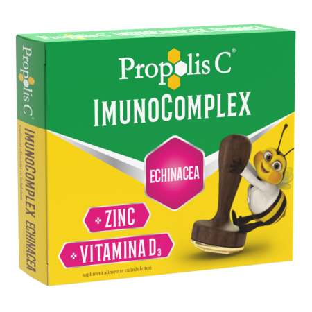 Produse Apicole - Propolis C ImunoComplex Echinacea 20 comprimate