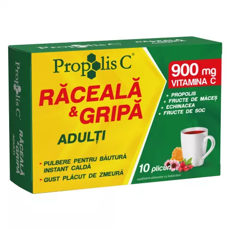 Imunitate - Propolis C Raceala si Gripa Adulti , 10 Plicuri
