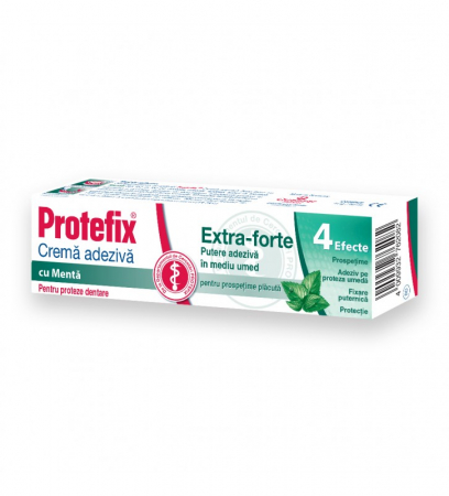 De toate cele.... - Protefix Extra-forte Crema adeziva cu Menta, 47 g