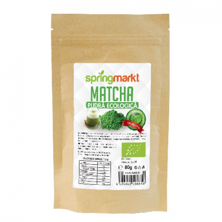 PRODUSE - Pudra ecologica de Matcha 80gr Springmarkt