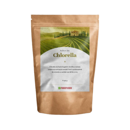 Vitamine Si Suplimente - Pulbere din Chlorella 250 g Parapharm