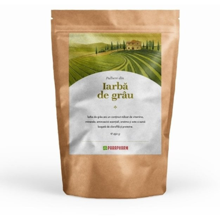 Aminoacizi - Pulbere din iarba de grau 250 g Parapharm