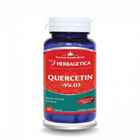 Promoțiile lunii - Quercetin+Vit.D3, 60 capsule