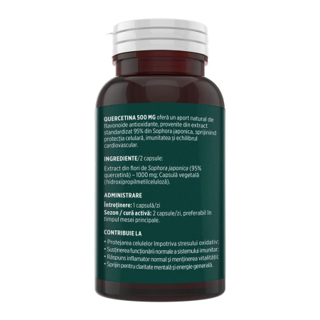 Quercetină 500mg - 60 capsule [3]