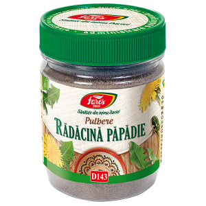 Protectie si Detoxifiere Hepatica - Radacina de papadie pulbere 70 g, Fares