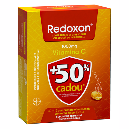 Ingrijire Personala - Redoxon Vitamina C 1000Mg Lamaie 3X15Cpr.Eff (1+50% Cadou)
