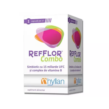 Tulburări gastrointestinale - Refflor Combo, 10 capsule