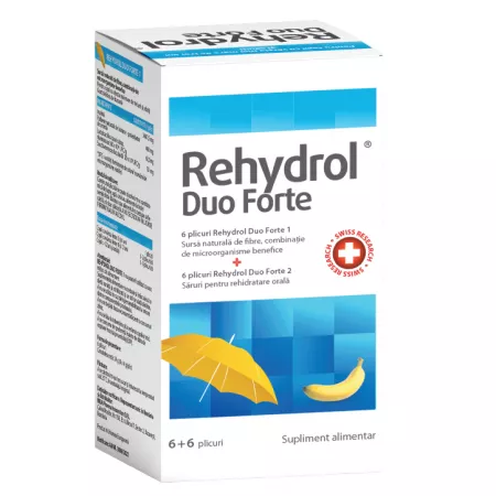 Multivitamine si minerale adulti - Rehydrol Duo Forte 6+6 plicuri, Mba Pharma Innovation