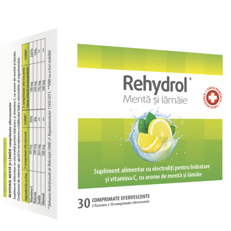 Igiena corpului - Rehydrol Menta Si Lamaie X 20Cpr.Eff