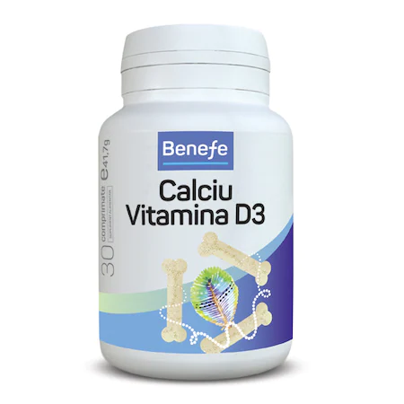 Sunt femeie și am o vârstă... - Benefe calciu vitamina D3, 30 comprimate