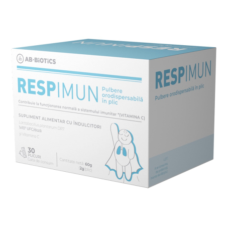 Ingrijire Maini - Respimun Pulbere Orodispersabilă 2 g x 30 plicuri AB-BIOTICS