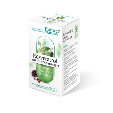 Antioxidanti - Resveratrol Forte+Coenzima Q10 30 capsule Rotta Natura