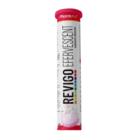 Multivitamine si minerale adulti - Revigo Effervescent Pharm A-Z 20 comprimate