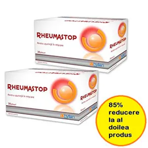 PRODUSE - Rheumastop , 30 Plicuri 1 + 1 cu 85% Reduere La Al Doilea
