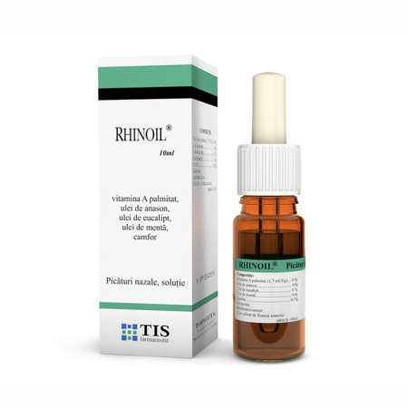 Sistemul Respirator - Rhinoil Picaturi Nazale, Solutie X 10Ml