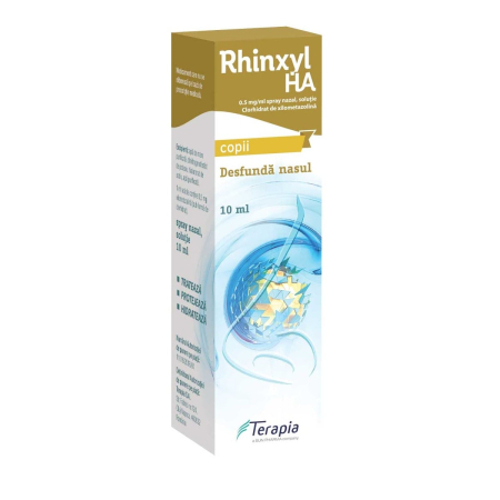 Sistemul Respirator - Rhinxyl Ha 0,5 Mg/Ml Spray Nazal Copii, 10 Ml