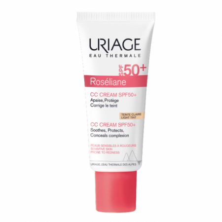 Dermato-cosmetice - Crema Antiroseata SPF 50+ Roseliane CC X 40ML - Uriage