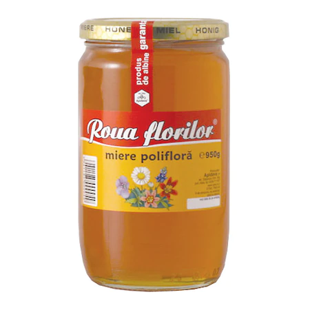 PRODUSE - Roua Florilor - miere poliflora, 950 g