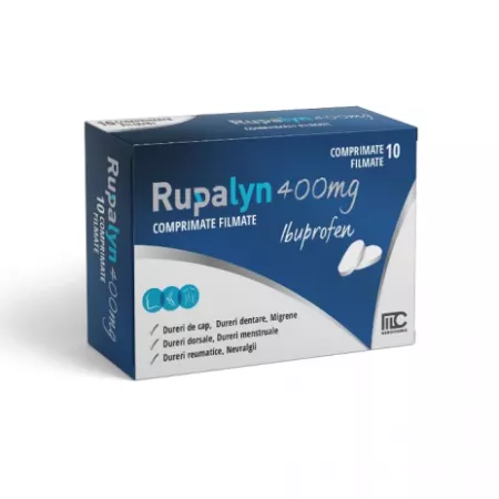 Medicamente OTC - Rupalyn 400Mg X 10 Comprimate