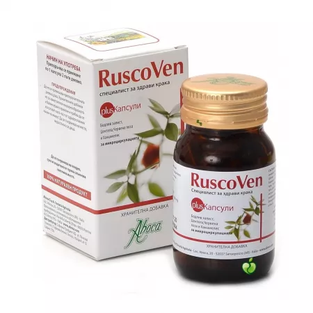 Circulatie periferica deficitara - Ruscoven plus , 50 capsule