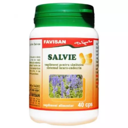 Produse autohtone - Salvie, 40 capsule