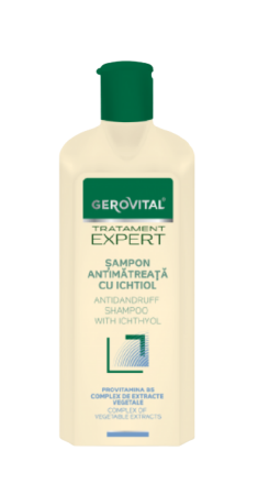 Ingrijire Par - Șampon antimătreață cu ichtiol Gerovital Tratament Expert 250 ml
