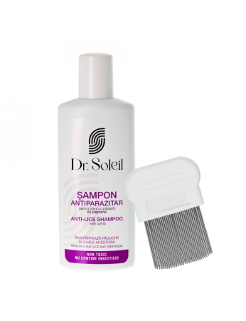 Ingrijire Corp - Șampon antiparazitar cu piepten Dr. Soleil 200 ml